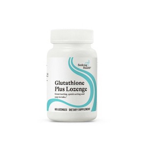 Seeking Health Glutathione Plus Lozenge, 25 mg S-Acetyl-L-Glutathione with Cofactors, Immune and Detoxification Support, Liver Health(60 lozenges) - 1 of 4