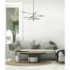 Ascension 10-Light Chrome Chandelier - Modern Steel Fixture for Dining & Living Spaces - 4 of 4