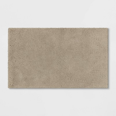 Photo 1 of 24&#34;x40&#34; Bath Rug Taupe - Threshold Signature&#8482;