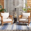 Owen Chair Indoor/Outdoor (Set Of 2) - PAT7085 - Natural/Taupe - Safavieh - 3 of 4