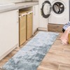 Washable Area Rug Modern Abstract Rug Non Slip Non Shedding Rug - 3 of 4