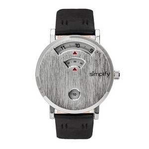 Simplify The 7000 Leather-Band Watch - 1 of 4