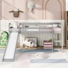 Twin Size Loft Bed with Slide for Bedroom - 2 of 4