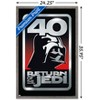 Trends International Star Wars: Return of the Jedi - 40th Vader Logo Framed Wall Poster Prints - 3 of 4