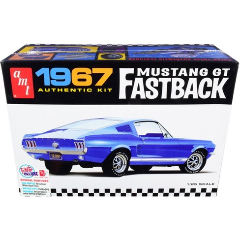 Skill 2 Model Kit 1967 Ford Mustang Gt Fastback 1/25 Scale Model By Amt :  Target