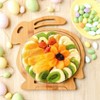 Bonnie and Pop- Easter Dried Fruit Gift Basket- Bunny Tray and Trivet - 2 of 4