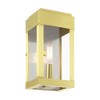 Livex Lighting York 1 - Light Wall Light in  Satin Brass - 4 of 4