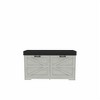 NicBex Storage Bench Farmhouse Shoe Storage Bench Shoe Organizer for Bedroom and Entryway - 2 of 4