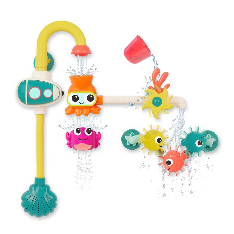 B. toys - Bath Pump Toy &#38; Drip Cups - Wonder-Full Waterworks, 1 of 10