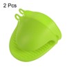 Unique Bargains Silicone Heat Resistant Anti-Slip Waterproof Mitts 2 Pcs - 3 of 4