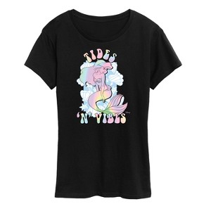 Women's - Disney - Mermaid Ariel Tides 'N' Vibes Short Sleeve Graphic T-Shirt - 1 of 4