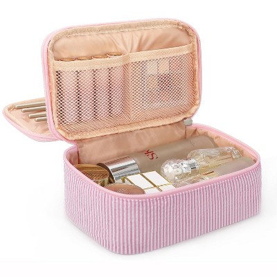 Paaaawaters Small Makeup Bag, Travel Cosmetic Bag Make Up Pouch, Small Makeup Organizer Bag for Women