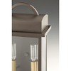 Progress Lighting Santee 3-Light Wall Lantern, Antique Bronze, Beveled Glass Shade - 3 of 4