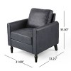 Modern Club Chairs Comfy Single Sofa Chair For Living Room-Cuddlewood - 4 of 4