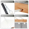 Double V-Shaped Wooden Frame Hammock, Thickened Version for Home and Outdoor Use, Portable Steel Frame Outdoor Garden Hammock, Large Double Hammock - 2 of 4