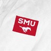 SMU Mustangs NCAA White Out Silk Touch Robe Small/Medium - 4 of 4
