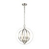 Chloe Lighting Osbert Industrial-Style 4 Light Brushed Nickel Ceiling Pendant 16" Wide - 2 of 2