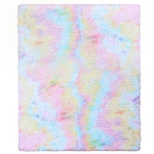 Abynow Geometric Modern Loomed Machine Washable Area Rug - 1 of 4