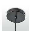 Signature Design by Ashley Collbrook Finish Glass Pendant Clear/Black : Modern Kitchen Lighting, UL Listed, E26 Socket - 4 of 4