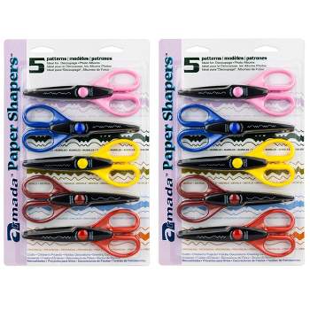 Armada Paper Shapers® Decorative Scissors Set 2, 5 Per Set, 2 Sets