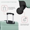 Sapphtopaz 3pcs Hardshell Luggage Sets ABS Suitcase Hardside Luggage Carry On Suitcase, Spinner Wheels, TSA Lock (20" 24" 28") - 3 of 4