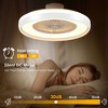 HUMHOLD 24" Low Profile Bladeless Ceiling Fan with 3-Dimmable Light, Remote/APP Control, 6 Speeds Flush Mount Smart Fan - 2 of 4