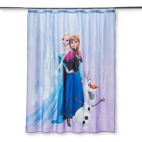 Disney Frozen Purple Shower Curtain Target
