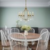 Livex Lighting Chesterfield 6 - Light Chandelier in  Antique Gold Leaf - 2 of 4
