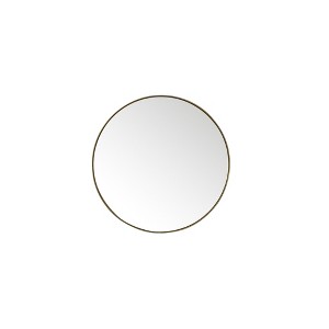 James Martin Signature Vanities Rohe 30" Round Mirror, Champagne Brass - 1 of 4