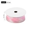 Unique Bargains Gift Wrapping Wide Sheer Wired Pastel Shimmer Iridescent Chiffon Ribbons 1 Pc - 2 of 4