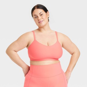 Women's Everyday Soft Light Support Strappy Sports Bra - All In Motion™ - 1 of 3