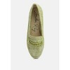 Abeera Chain Embellished Loafers - 3 of 4