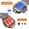 OPUX Insulated Lunch Box, Soft School Cooler Bag Kids Boys Girls, Leakproof Reusable Compact Small Pail Tote Men Women Adult Work - 4 of 4