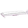 vidaXL Garden Bench Cushions 2pcs in Blue Oxford Fabric - Lightweight, Water-Resistant Patio Furniture Padding with Non-Slip Design - 3 of 4
