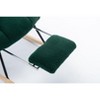 PAGED Rocking Chair Modern Accent Chair, Teddy Fabric Reading Chair for Bedroom, Living Room Furniture - 4 of 4