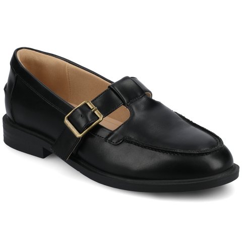 Женские туфли Journee Collection Journee Women's Corina Mary Jane Loafer, Black 8