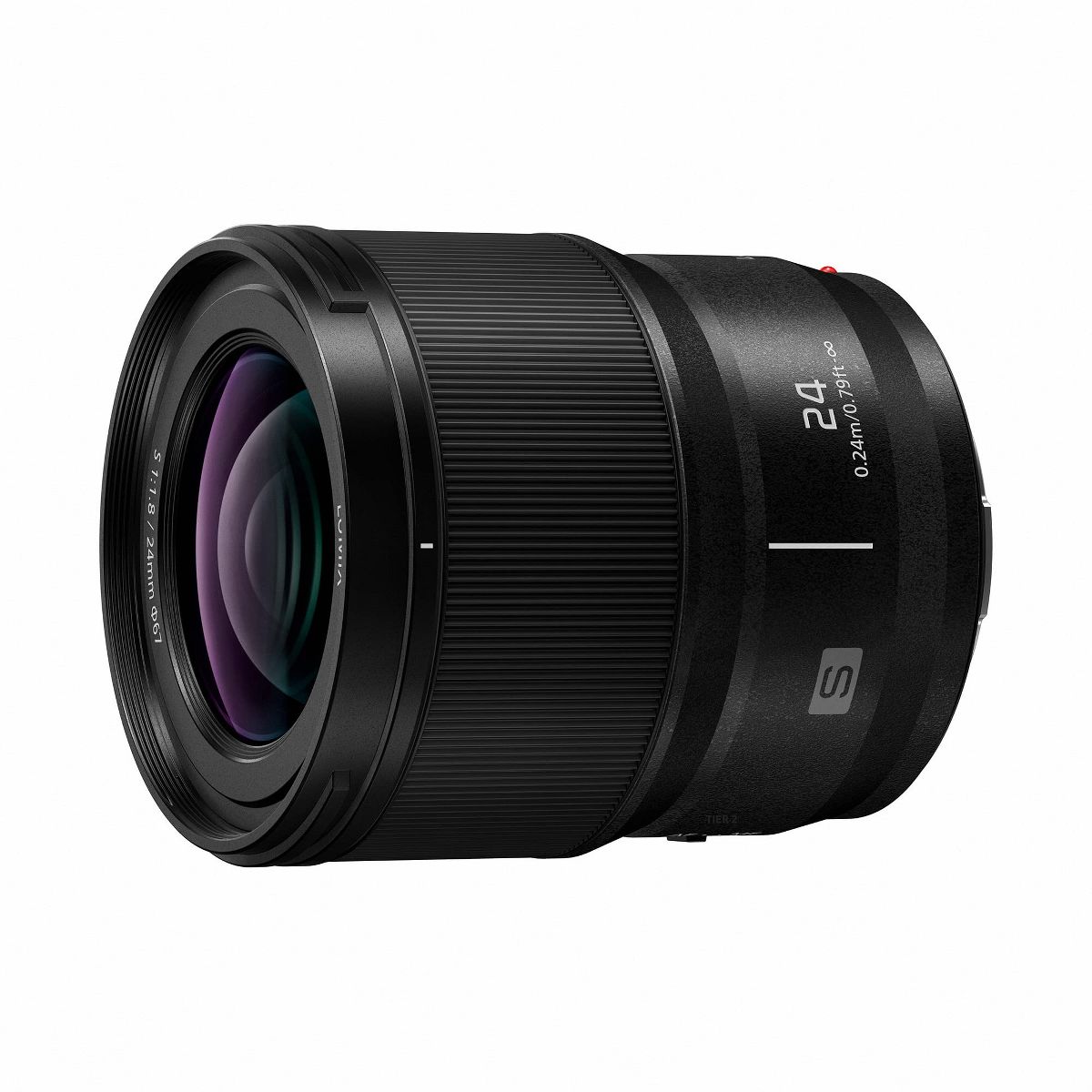 Panasonic LUMIX S Series Camera Lens, 24mm F1.8 L-Mount Interchangeable Lens for Mirrorless Full Frame Digital Cameras, S-S24 Black