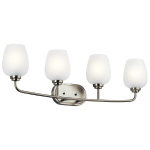 Kichler Lighting Valserrano 4 - Light Vanity in  Brushed Nickel - 1 of 3
