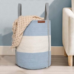 Folkulture Cotton Rope Laundry Basket - 1 of 4