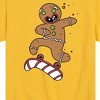 Boys' - Instant Message - Gingerbread Skater Christmas Short Sleeve Graphic T-Shirt - 2 of 4