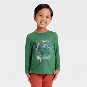 Toddler Boys' Long Sleeve Graphic T-Shirt - Cat & Jack™ - 1 of 4