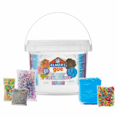 Elmer's Gue 3lb Glassy Clear Deluxe Premade Slime Kit with Mix-Ins