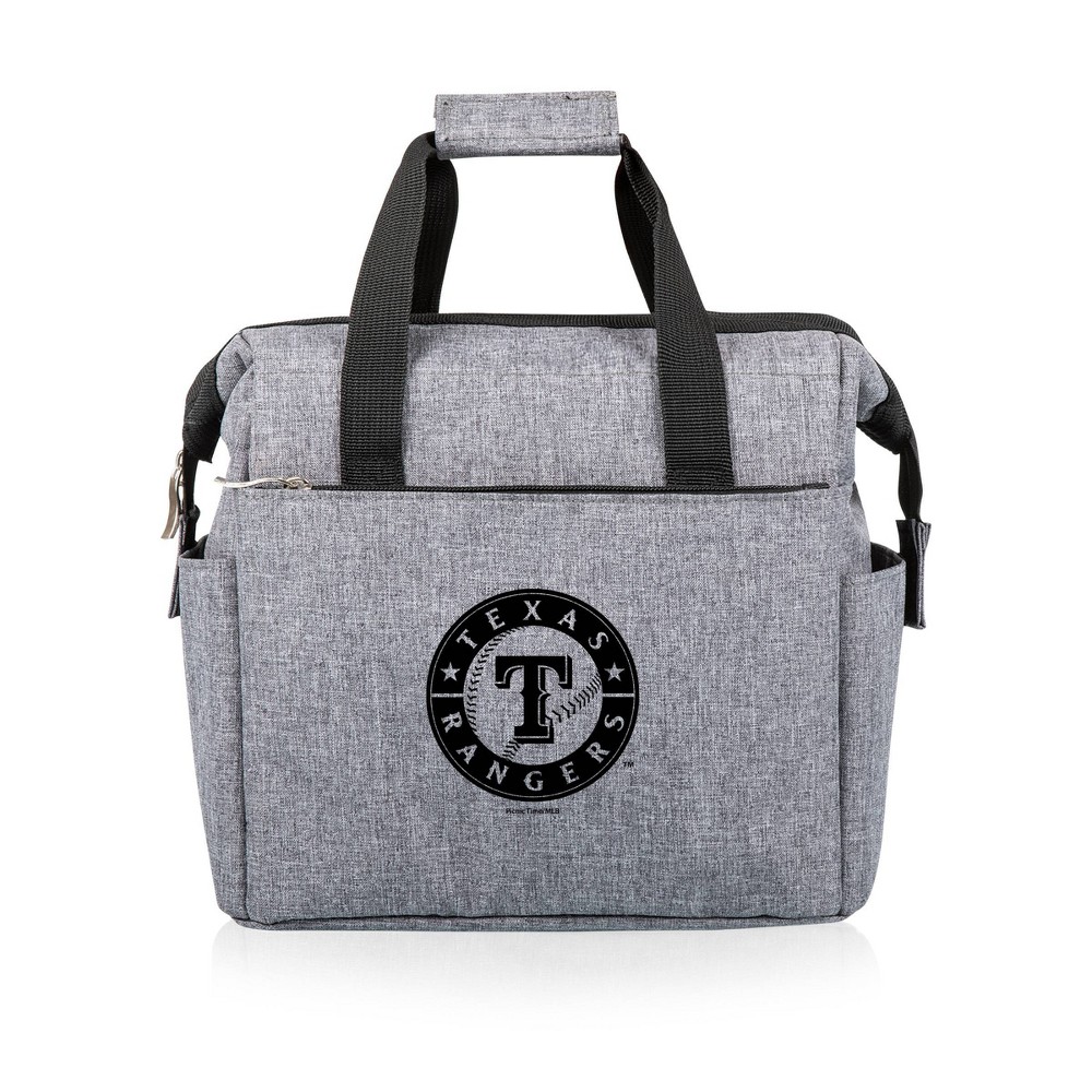 Photos - Food Container MLB Texas Rangers On The Go Soft Lunch Bag Cooler - Heathered Gray