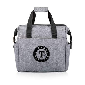 MLB Texas Rangers On The Go Soft Lunch Bag Cooler - Heathered Gray