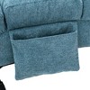 NicBex Modern Massage Recliner Chair, Linen Fabric Accent Chair with Side Pocket, Ergonomic Lounger for Living Room, Bedroom - 4 of 4