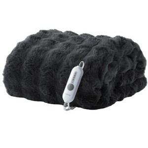 Heating Blanket, Soft Faux Fur Electric Heated Blanket with 4 Heating Levels & 4 H Timer, ETL Certified, Machine Washable - 1 of 4