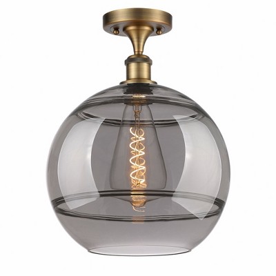 Rochester - 1 Light Semi-Flush Mount In Industrial Style-14.63 Inches Tall and 12 Inches Wide