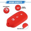 Unique Bargains 4-Button Car Key Fob Case Compatible for Toyota 4Runner 1999-2009 2 Pcs - 3 of 4
