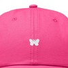 Dalix Lil Butterfly Embroidered Cotton Cap Outdoor Dad Hat Womens - 2 of 4
