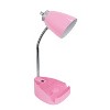 Gooseneck Organizer Desk Lamp with iPad Tablet Stand Book Holder and USB Port - LimeLights - 2 of 4